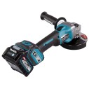 Miniamoladora Makita GA023GM201 - 125 mm - 40Vmax - Motor sin escobillas, velocidad variable 3000-8500 rpm