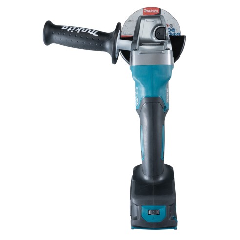 Miniamoladora Makita GA028GM201 - 115 mm - 40Vmax - Motor sin escobillas - Freno eléctrico y arranque suave
