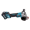 Miniamoladora Makita GA029GM201 - 125 mm - 40Vmax, motor sin escobillas, freno eléctrico