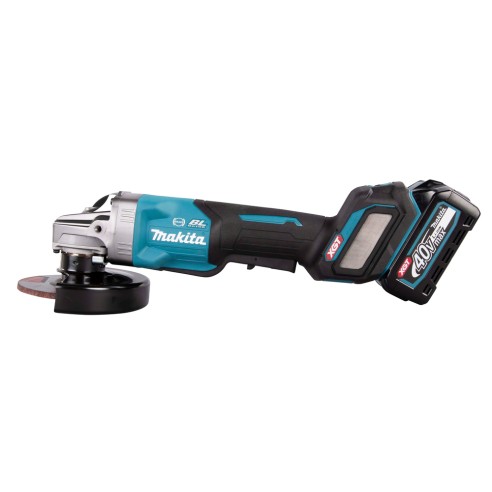 Miniamoladora Makita GA029GM201 - 125 mm - 40Vmax, motor sin escobillas, freno eléctrico