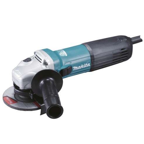 Miniamoladora Makita GA4540RZ - 115 mm - 720 W - Función anti-restart y arranque suave