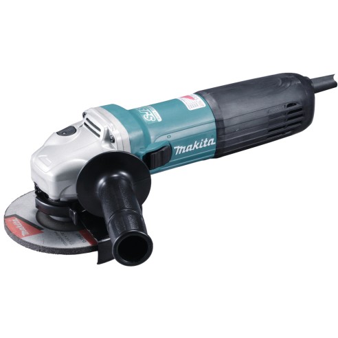 Miniamoladora Makita GA5040C01 125 mm - 1400 W - Velocidad variable y sistema antivibraciones SJS2