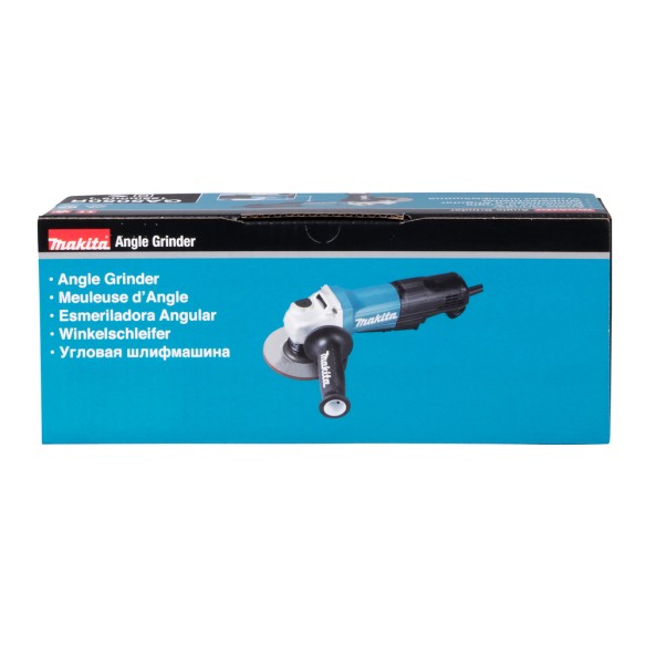 Miniamoladora Makita GA5050R - 125 mm - 1.300 W - Arranque suave y anti-restart Miniamoladora Makita GA5050R - 125 mm - 1.300 W - Arranque suave y anti-restart