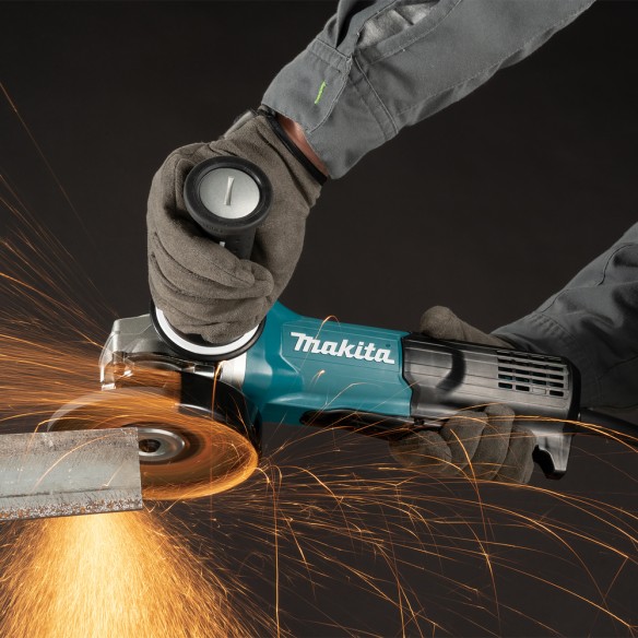 Miniamoladora Makita GA5095X01 - 125 mm - 1.900 W - Interruptor de seguridad - AFT Miniamoladora Makita GA5095X01 - 125 mm - 1.900 W - Interruptor de seguridad - AFT