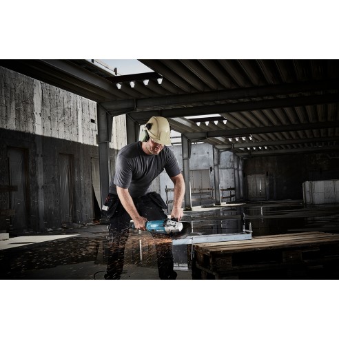 Amoladora Makita GA9020RKD - 230 mm - 2.200 W - Mango ajustable, antivibración