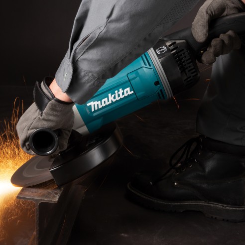 Amoladora Makita GA9070X1 - 230 mm - 2.800 W - Freno eléctrico, anti-restart