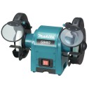 Esmeriladora de banco Makita GB602 - 250 W, silenciosa, discos de 150 mm y luz incorporada