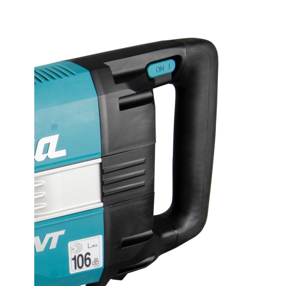 Martillo demoledor Makita HM1512 - 1850 W, 1300 rpm, tecnología antivibración AVT Martillo demoledor Makita HM1512 - 1850 W, 1300 rpm, tecnología antivibración AVT