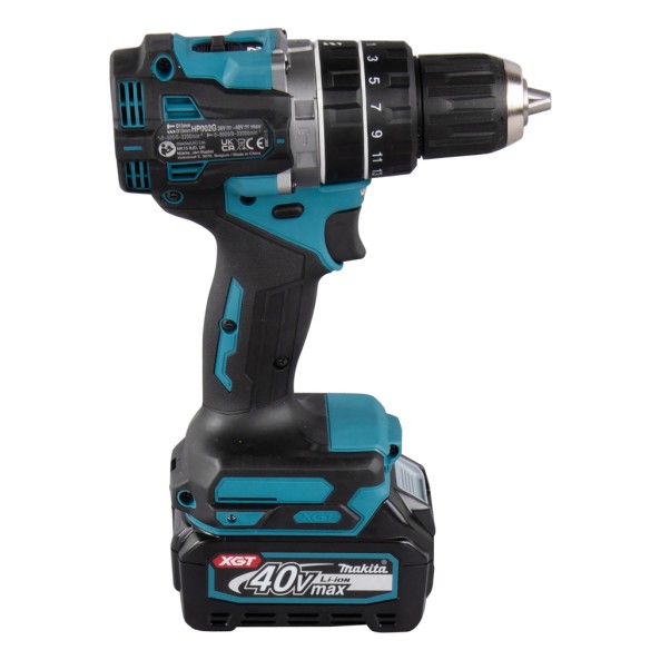 Taladro combinado Makita HP002GD201 - 40Vmax, 64 Nm, 2 velocidades, motor BL sin escobillas Taladro combinado Makita HP002GD201 - 40Vmax, 64 Nm, 2 velocidades, motor BL sin escobillas