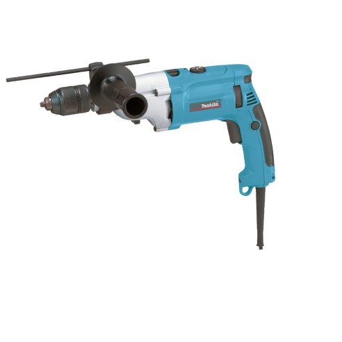 Taladro percutor Makita HP2071 - 1010 W, 20 mm, 2 velocidades mecánicas, maletín incluido