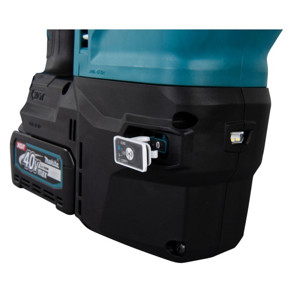 Martillo combinado SDS-MAX Makita HR005GZ01 - 40Vmax, 8 J de energía de impacto, antivibratorio