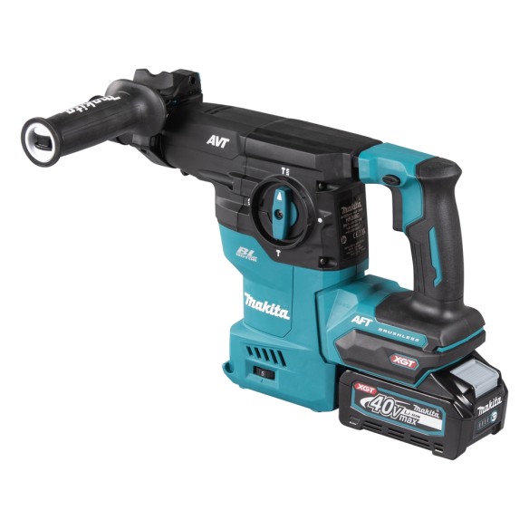 Martillo ligero Makita HR009GM201 - 40Vmax - SDS-PLUS - Antivibración y arranque automático AWS Martillo ligero Makita HR009GM201 - 40Vmax - SDS-PLUS - Antivibración y arranque automático AWS