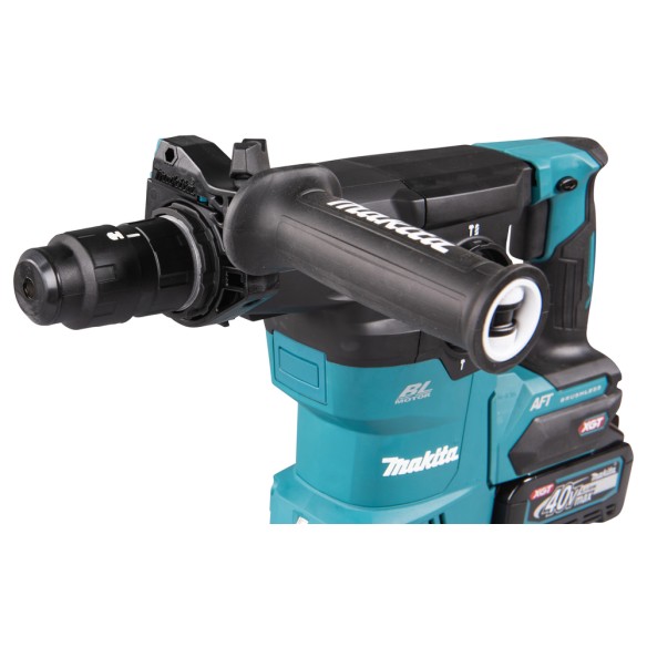 Martillo ligero Makita HR009GM201 - 40Vmax - SDS-PLUS - Antivibración y arranque automático AWS Martillo ligero Makita HR009GM201 - 40Vmax - SDS-PLUS - Antivibración y arranque automático AWS