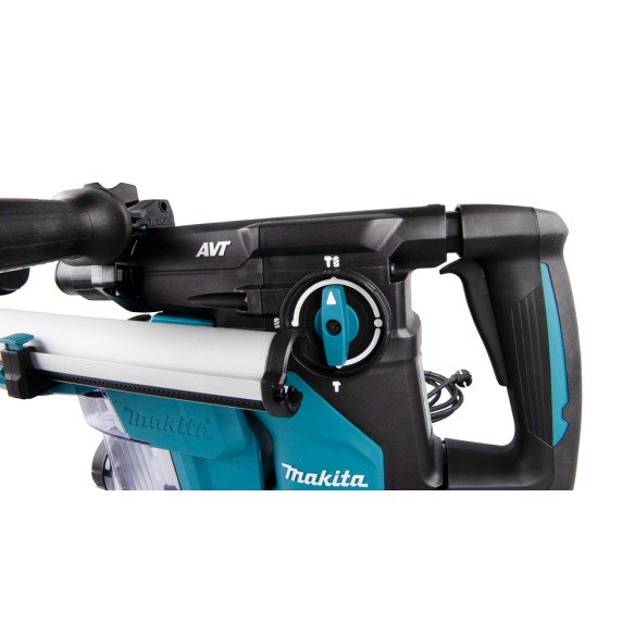 Martillo combinado Makita HR3011FCJ - 1050 W, SDS-PLUS, 30 mm, sistema antivibración Martillo combinado Makita HR3011FCJ - 1050 W, SDS-PLUS, 30 mm, sistema antivibración