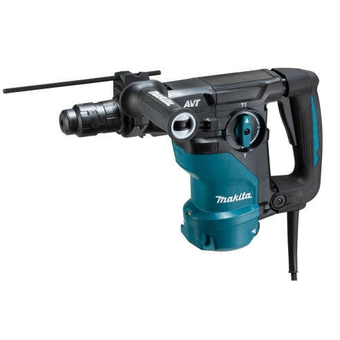 Martillo combinado Makita HR3012FCJ - 1.050 W, SDS-PLUS, 3,9 J, sistema antivibración