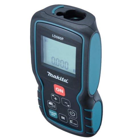 Medidor láser Makita LD080P - 80 m, nivelación 360 grados, precisión ± 1,5 mm