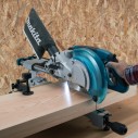 Ingletadora telescópica Makita LS0815FLN - 1400W, hoja de 216mm, luz LED y láser de corte