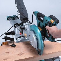 Ingletadora telescópica Makita LS1018LN - 1430 W - Láser y bolsa de polvo para un corte limpio 2