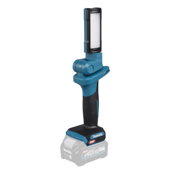 Linterna de trabajo Makita ML006GX - 40Vmax, 500 lúmenes, con cabezal plegable y gancho retráctil Linterna de trabajo Makita ML006GX - 40Vmax, 500 lúmenes, con cabezal plegable y gancho retráctil