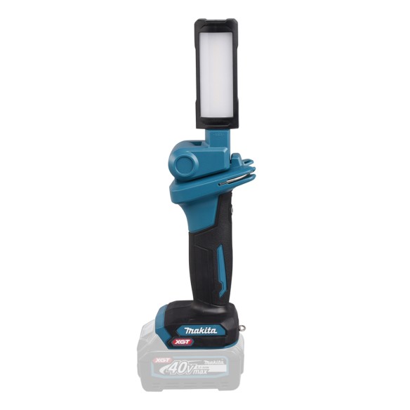 Linterna de trabajo Makita ML006GX - 40Vmax, 500 lúmenes, con cabezal plegable y gancho retráctil Linterna de trabajo Makita ML006GX - 40Vmax, 500 lúmenes, con cabezal plegable y gancho retráctil