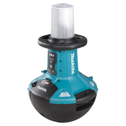 Linterna de área Makita ML010G - Batería 18V / 40Vmáx, 5.500 lúmenes, diseño autoadrizable