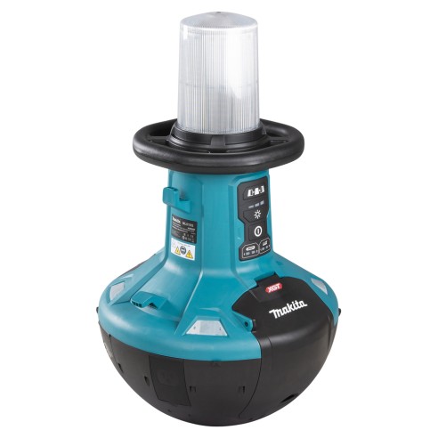 Linterna de área Makita ML010G - Batería 18V / 40Vmáx, 5.500 lúmenes, diseño autoadrizable