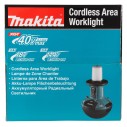 Linterna de área Makita ML010G - Batería 18V / 40Vmáx, 5.500 lúmenes, diseño autoadrizable