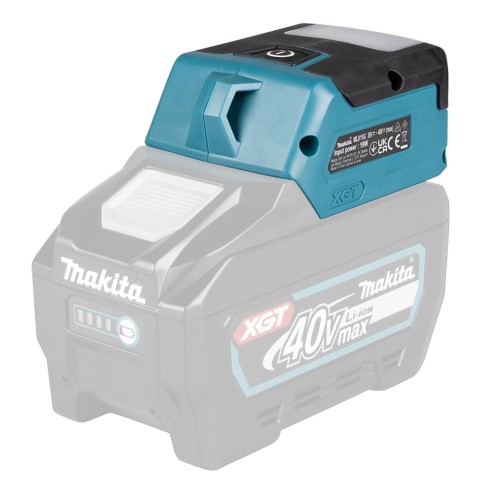 Linterna de mano a batería Makita ML011G - 40Vmax, 300 lm, 3 modos de iluminación, USB