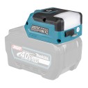 Linterna de mano a batería Makita ML011G - 40Vmax, 300 lm, 3 modos de iluminación, USB