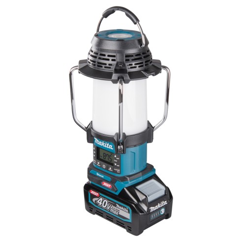 Lámpara de camping Makita MR010G - 40Vmax, 1000 lx, Bluetooth y radio FM, resistente al agua