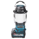 Lámpara de camping Makita MR010G - 40Vmax, 1000 lx, Bluetooth y radio FM, resistente al agua