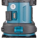 Lámpara de camping Makita MR010G - 40Vmax, 1000 lx, Bluetooth y radio FM, resistente al agua