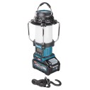 Lámpara de camping Makita MR010G - 40Vmax, 1000 lx, Bluetooth y radio FM, resistente al agua