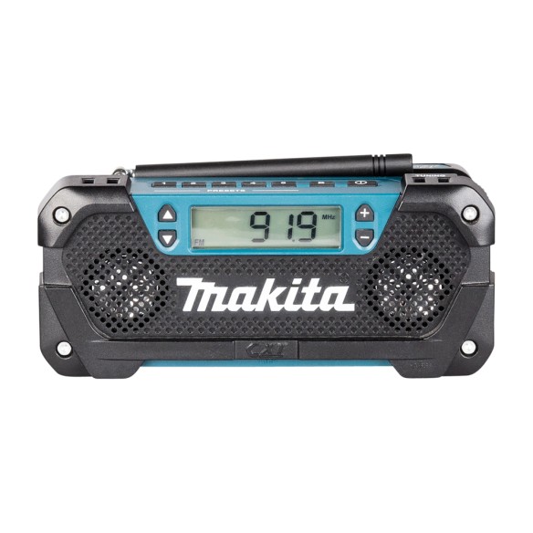 Radio portátil Makita MR052 - 12Vmax - Diseño ligero y resistente - Sonido estéreo 2W