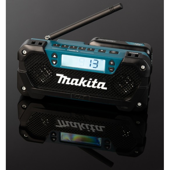 Radio portátil Makita MR052 - 12Vmax - Diseño ligero y resistente - Sonido estéreo 2W