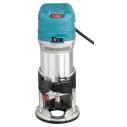Fresadora multifunción Makita RT0702C - 710 W, pinzas 6/8 mm, carcasa de aluminio, arranque suave