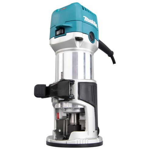 Fresadora multifunción Makita RT0702CX2J - 710 W, arranque suave, control de velocidad