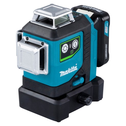 Nivel láser multilínea Makita SK700GD - Batería 12V, láser verde, IP54, 35 m alcance