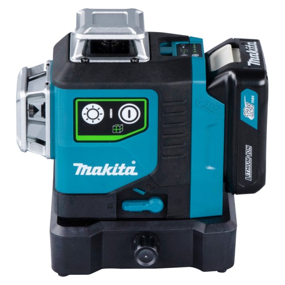 Nivel láser multilínea Makita SK700GD - Batería 12V, láser verde, IP54, 35 m alcance