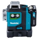 Nivel láser multilínea Makita SK700GD - Batería 12V, láser verde, IP54, 35 m alcance