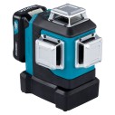 Nivel láser multilínea Makita SK700GD - Batería 12V, láser verde, IP54, 35 m alcance