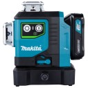 Nivel láser multilínea Makita SK700GD - Batería 12V, láser verde, IP54, 35 m alcance