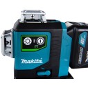 Nivel láser multilínea Makita SK700GD - Batería 12V, láser verde, IP54, 35 m alcance