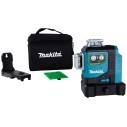 Nivel láser multilínea Makita SK700GD - Batería 12V, láser verde, IP54, 35 m alcance