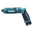 Atornillador de impacto recto Makita TD022DSE - 7,2V, 25 Nm, luz LED, compacto y ligero