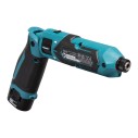 Atornillador de impacto recto Makita TD022DSE - 7,2V, 25 Nm, luz LED, compacto y ligero