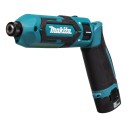 Atornillador de impacto recto Makita TD022DSE - 7,2V, 25 Nm, luz LED, compacto y ligero