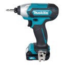 Atornillador de impacto Makita TD110DSAE - 12V, 110 Nm, luz LED, tamaño compacto