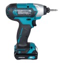 Atornillador de impacto Makita TD110DSAE - 12V, 110 Nm, luz LED, tamaño compacto