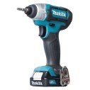 Atornillador de impacto Makita TD110DSAE - 12V, 110 Nm, luz LED, tamaño compacto